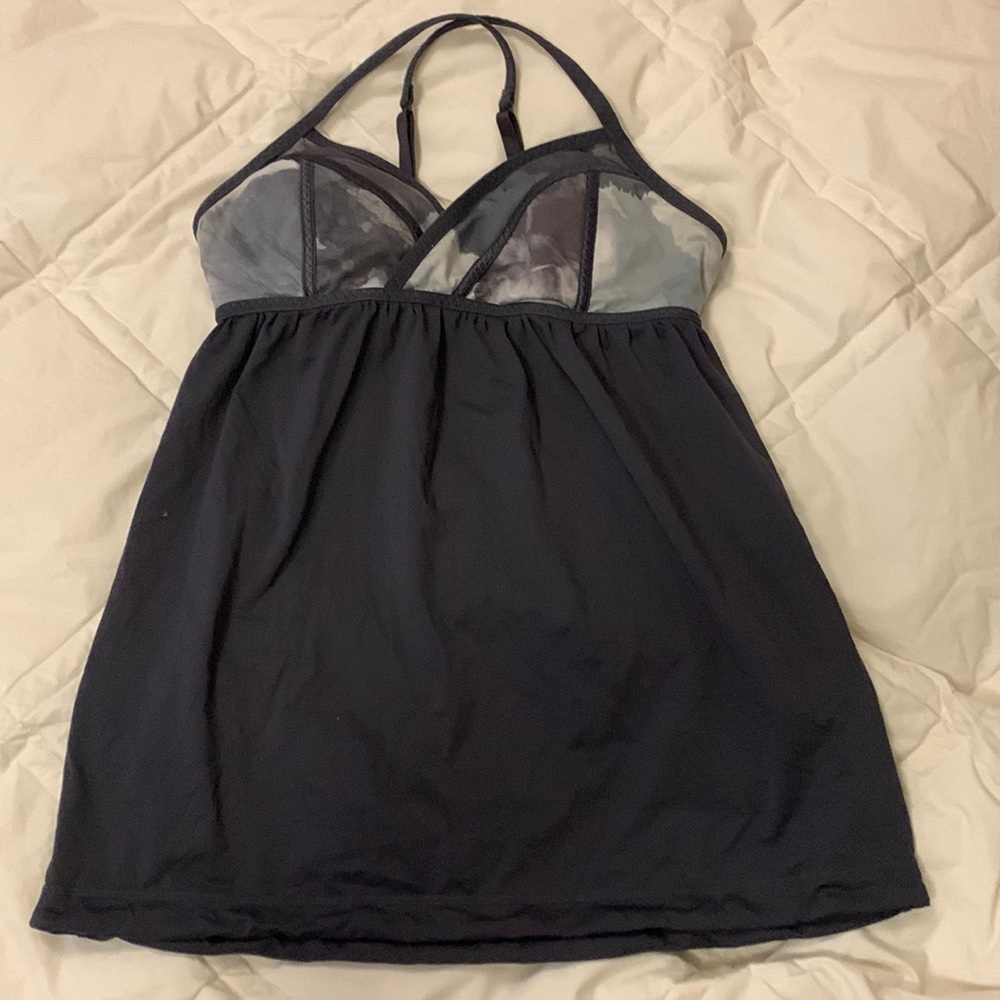 Lululemon Cross Back Top With Drawstring At Bottom - image 1